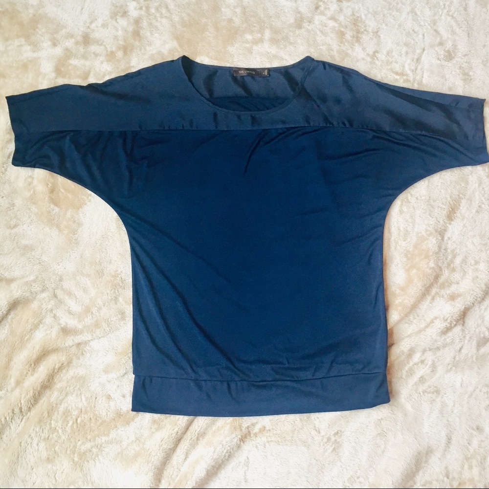 Navy blue dress shirt